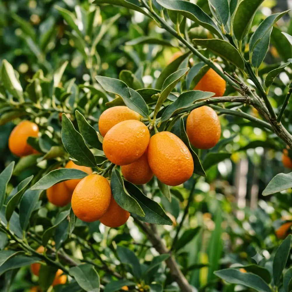 Kumquats murs prets a croquer