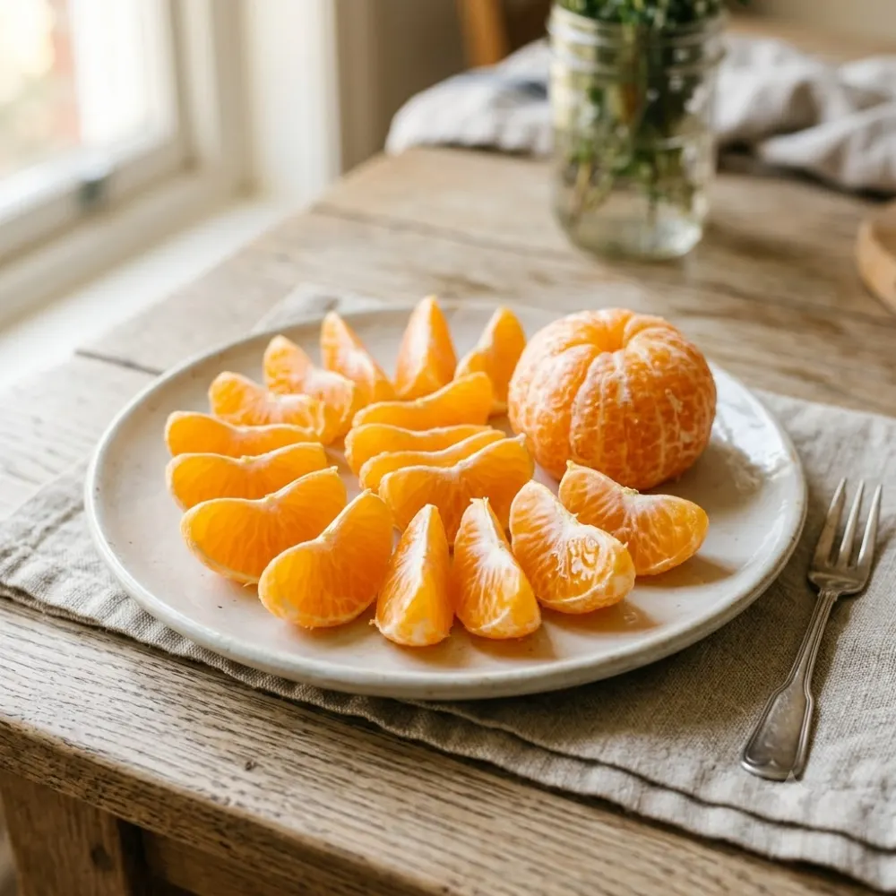 Clementines epluchees